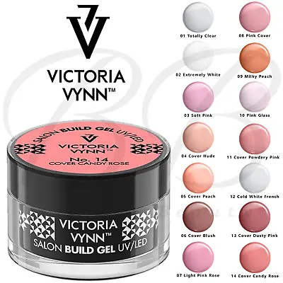 Victoria Vynn UV/LED Gel Nail BUILDER Clear Cover EXTENSION False Tips Overlay • £10.88