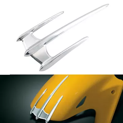 ABS Front Fender Accent Decoration Trim Accessories For Honda Motorcycle Chrome • $13.99