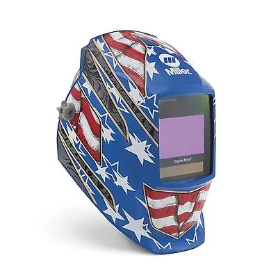 Miller Stars & Stripes III Digital Elite Helmet WClearLight 2.0 (289759) • $390