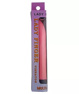 Lady Finger Beginner Pink Contour Mini Vibe Small G Spot Vibrator Acrylic • $10.53