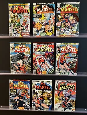 Ms.Marvel  Comic Lot Of 9 1977 • $49.99