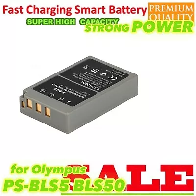 Battery BLS5 BLS-5 For Olympus BLS-1 BLS1 BLS-01 PS-BLS1 BCS-1 BCS1 PS-BCS-1 AUS • $16.77