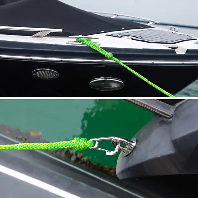 Dock Line Watercraft Boat With Stainless Clip Jet Ski Braided Rope Accessories • $23.05
