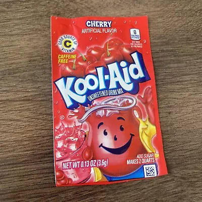 £1 • Buy Kool Aid American Powder Mix Drink Cherry Single Sachets