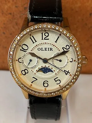 Oleir Multifunction Quartz L6820 Women's Full Working All Original Vintage Watch • $73.36