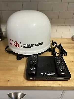 Dish Playmaker Pl7000r Portable Automatic Satellite Tv Antenna W/wally Remote ++ • $290