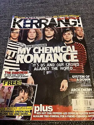 My Chemical Romance / Gerard Way -Nov 2005 - VERY RARE 19 YEARS OLD! KERRANG MAG • £49.99