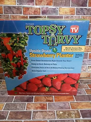 Topsy Turvy Strawberry Planter Upside Down 15 Quarts Vertical Hanging Garden NOB • $12