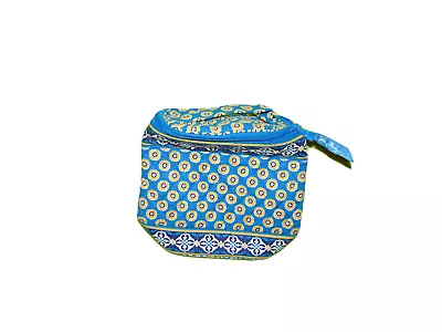Vera Bradley Blue Floral Theme Makeup Bag • $15.30