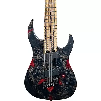 Legator Ninja 8-String Multi-Scale X Series Electric Guitar Black Widow • $2099.99
