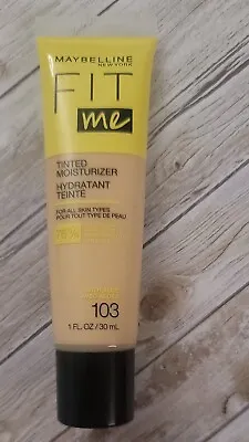 Maybelline Fit Me Tinted Moisturizer For All Skin Types 1oz.  # 103 • $7.79