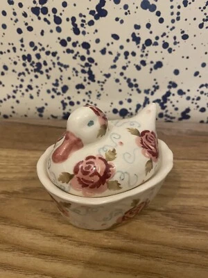 £190 • Buy Emma Bridgewater Rose And Bee Small Duck On A Nest Coddler -2nd Quality