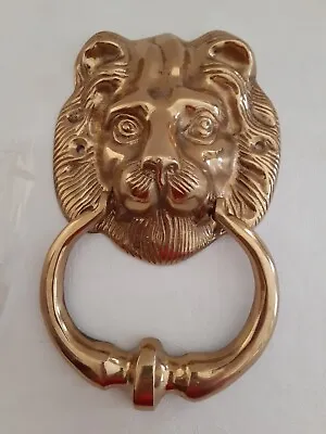 Lion Head Brass Door Knocker • $39