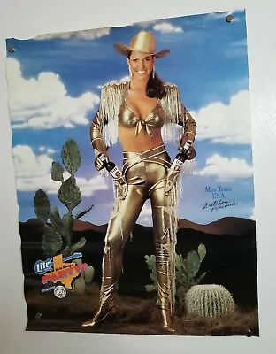 Miss Texas USA Gretchen Polhmus Model Lite Beer Poster  • $10.49