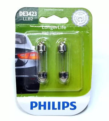 Philips LongerLife DE3423 5W Two Bulbs Two Bulbs Glove Box Light Replacement OE • $9.45