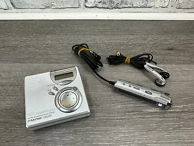 £54.99 • Buy SONY WALKMAN NET MD FM/AM  MZ-NF610 + SONY RM-MC37LT Remote