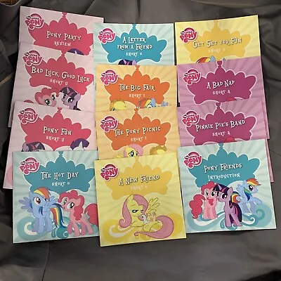 My Little Pony Phonics Book Lot Short Vowel Sounds Sight Words Paperback 12 • $12