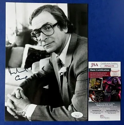 MICHAEL CAINE SIGNED 7x10 PHOTO Batman / Get Carter ~ JSA PP64239 • $60