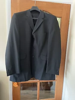 Karl Jackson  Men’s Black  Suit Jacket 44” Chest/Long  In Excellent Condition • £15