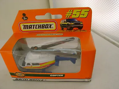 1998 Matchbox Superfast #55 Copter Helicopter New In Box • $9.99