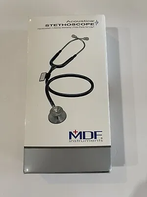 MDF Instruments MDF747XPBO Acoustica Lightweight Dual Head Stethoscope - Black • $30