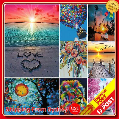 $10.65 • Buy 5D Full Drill Diamond Painting Embroidery Cross Stitch Kits Decor Arts Gifts AU