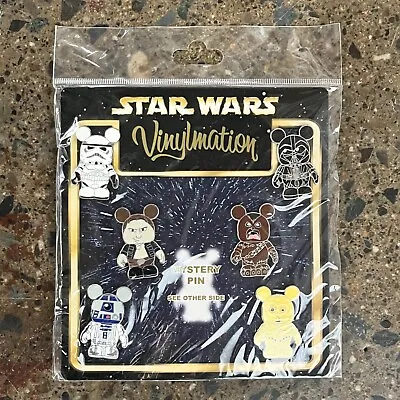 NEW Disney 7 Pin 2010 Pack Vinylmation Mystery Star Wars 1 With Chaser Sealed • $40