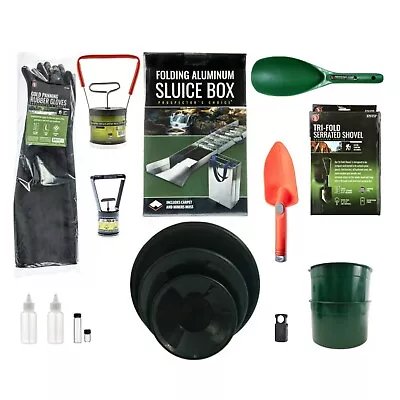 $181.24 • Buy Ultimate Gold Miner's Kit +SLUICEBOX - Prospector's Kit | Great Gold Gift Idea