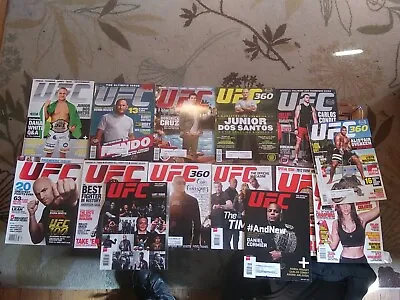 UFC Magazine And UFC 360 Lot Of 14 2009-2013 • $39.99