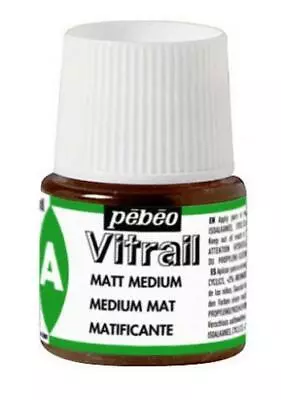 £6.40 • Buy Pebeo Vitrail Stained Glass Effect Paint 45ml Transparent Colours & Mediums