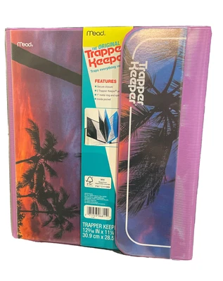 $0.99 • Buy Mead Trapper Keeper Binder, Palm Trees