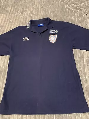 £35 • Buy Vintage 1998 Umbro England Green Flag Training Top XL