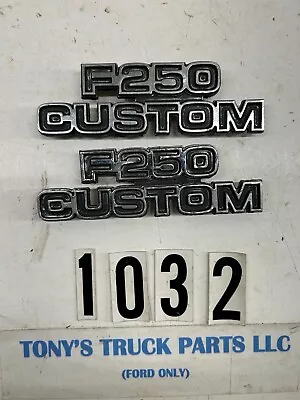 1977-1979 Ford Truck Vintage F250 Custom Cowl Emblem • $40