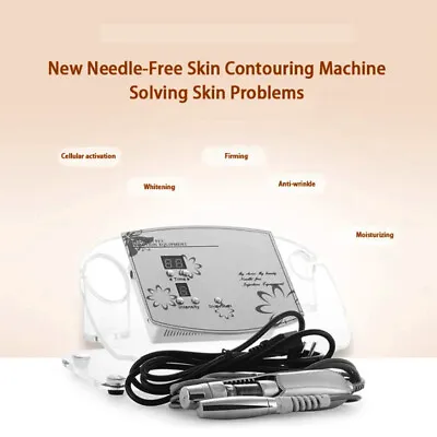 Portable 2 In 1  No Needle Mesotherapy Machine Needleless Mesotherapy Device • $150.29