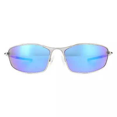 Oakley Sunglasses Whisker OO4141-04 Chrome Prizm Sapphire Iridium Polarized • $331.10