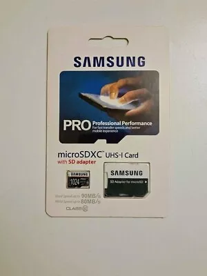 Samsung Pro Micro SDXC  1TB  Micro SD Card • $44.99