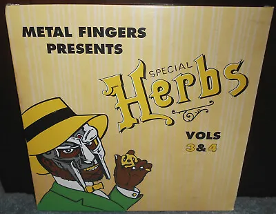 MF Doom Metal Fingers Presents Special Herbs Vols 3 & 4 Vinyl LP Sealed Villain • $48.91