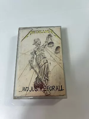 Metallica ...And Justice For All Cassette Elektra 1988 Heavy Metal • $19.99