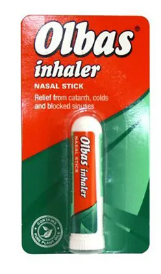 Olbas Nasal Inhaler Stick Flu Cold Hay Fever Therapy Stuffy Nose Quick Relief • £3.29