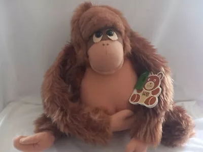 VINTAGE WALLACE BERRIE Cuddle Ups 1982 Omar Orangutan Animal Plush #330 • $39.99