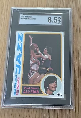 1978 Topps #80 Pete Maravich Sgc 8.5 Nm-mint+ • $11.50