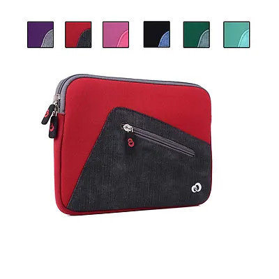 Neoprene Zipper Carrying Case With Accessory Pocket For 9 Inch Tablets • $10.99