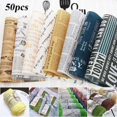 £7.94 • Buy Sandwich Food Grade Waterproof Wrappers Wax Paper Bread Oil-paper Grease-proof