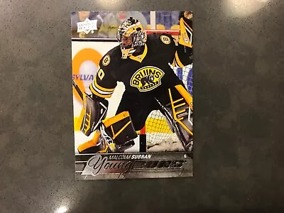 2015-16 Upper Deck Young Guns Rookie Malcolm Subban #211 Boston Bruins • $0.99