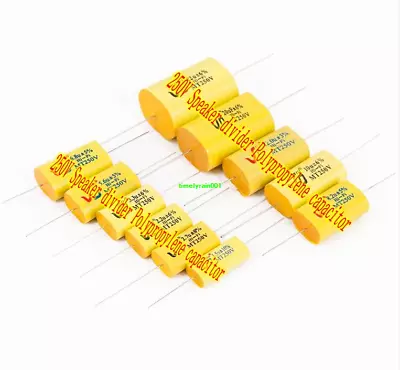 1.0uF-22uF 250V Treble Promise Capacitance Polypropylene Audio Divider Capacitor • $2.05