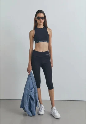 VIKTORIA & WOODS Moonlit 3/4 Legging Black Size 0 Sold Out BNWOTs • $30