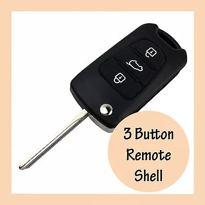 $7.45 • Buy Replacement 3 Button Flip Key Remote Case Shell Fob For Hyundai I30 I20 Elantra