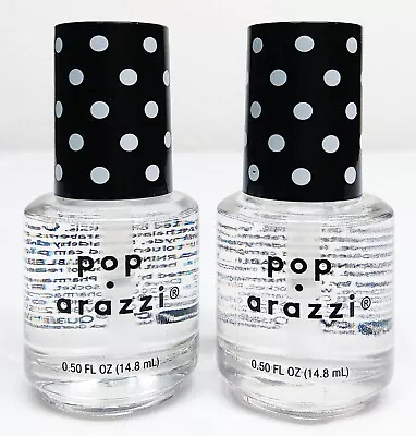 Pop-arazzi Nail Polish Nail Treatment # 474507 Insta-Shine Clear Lot Of 2 • $5.99