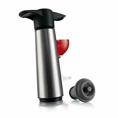 $39.46 • Buy Vacu Vin Stainless Steele Wine Saver Stainless Steel Pump + 1 Stopper