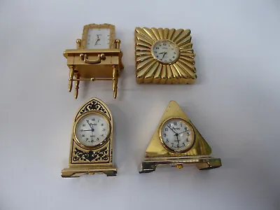 Lot Of 4 Mini Clocks Perini Collezio Churchill  • $74.96